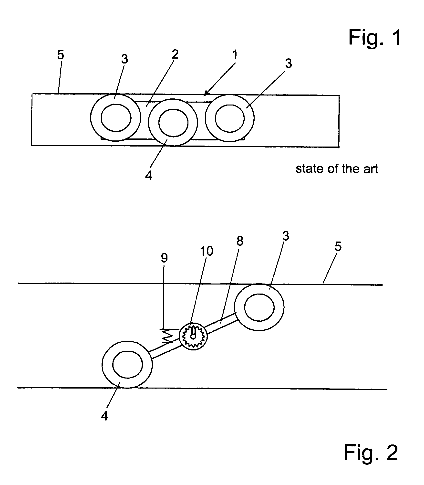 Guiding system for a sliding door