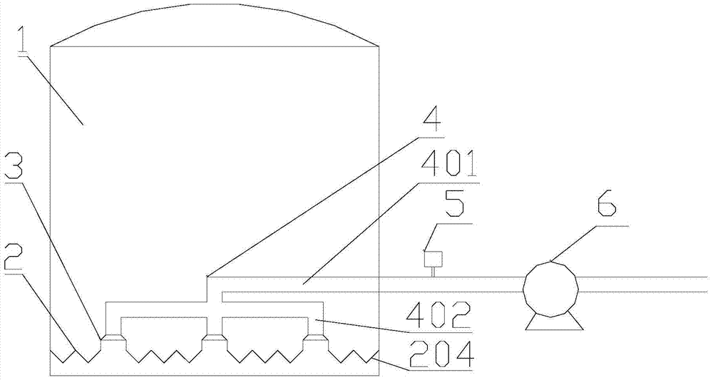 A crude oil storage tank online sludge discharge device