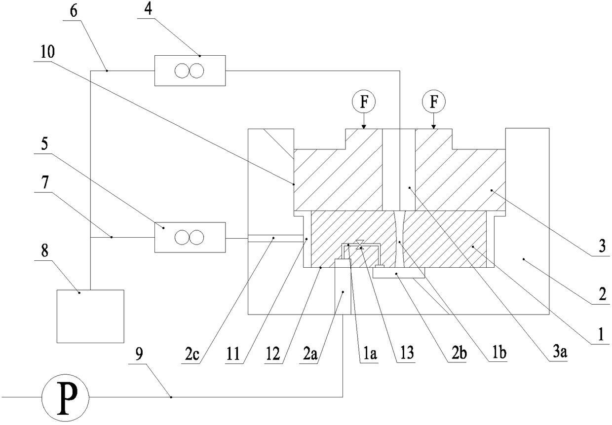 Device and method for measuring high-pressure leakage of orifice plate