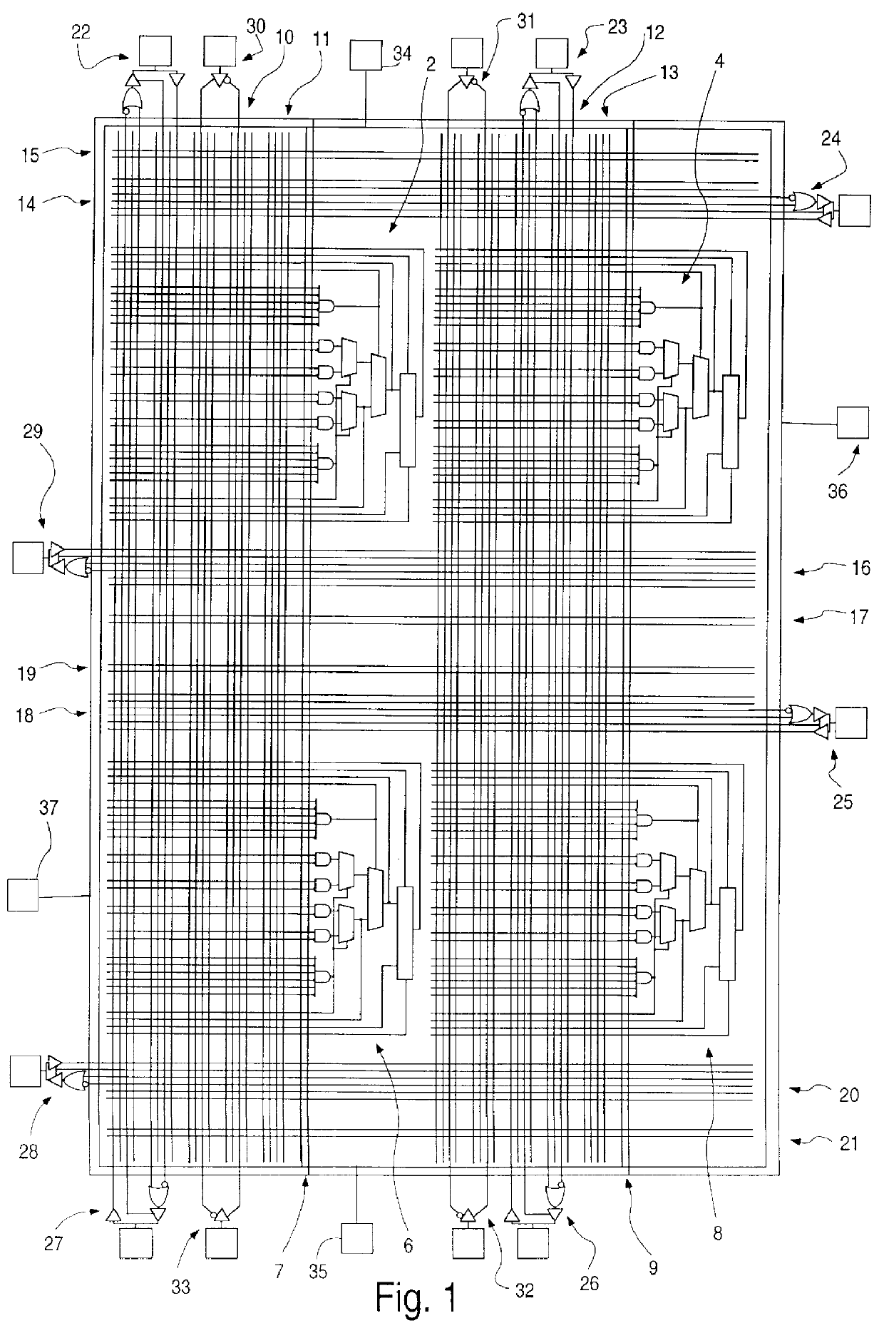 Programmable application specific integrated circuit and logic cell