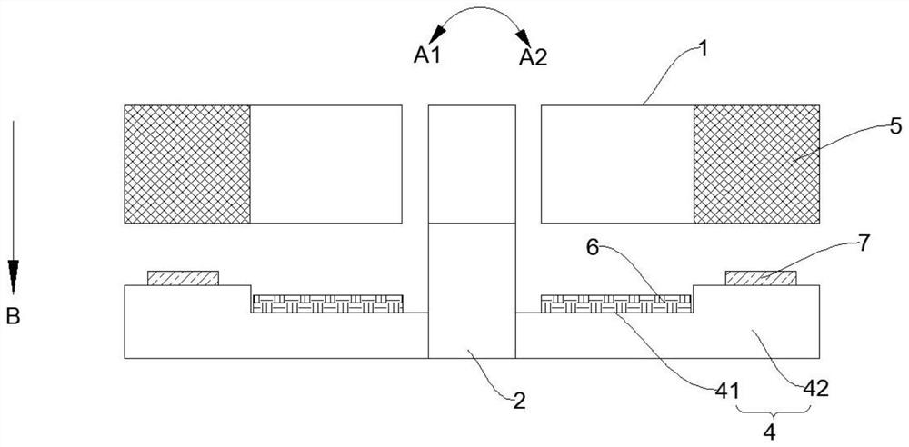 Capacitive acceleration sensor