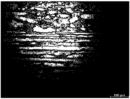 Double-phase stainless steel metallographical corrosive liquid formula and application method thereof