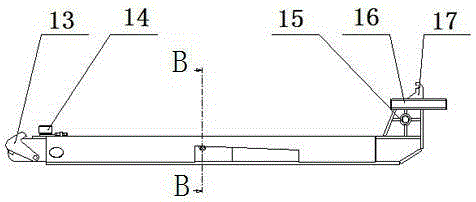 Foundation-free overturning table for overturning concrete PC plate