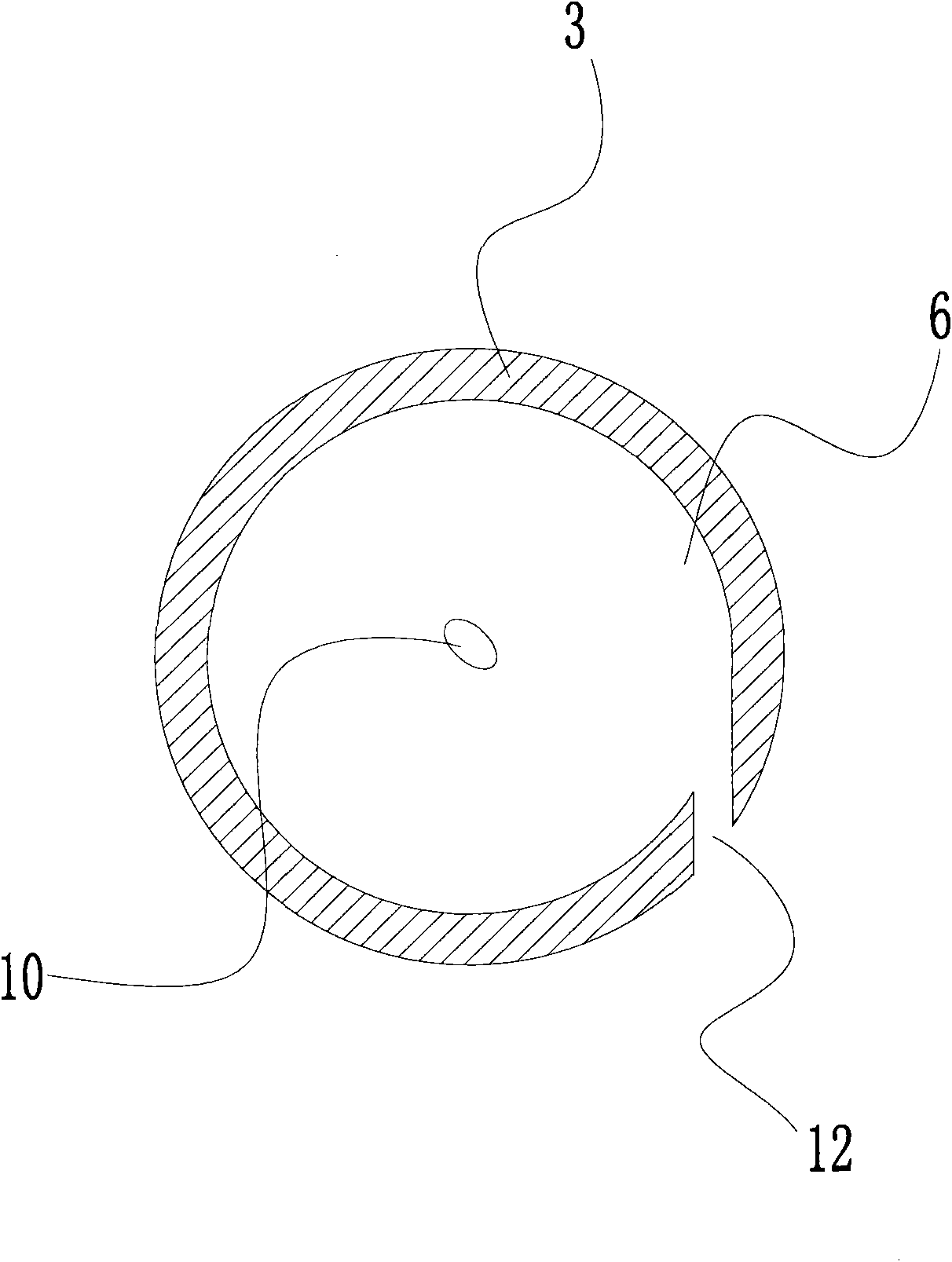 Gas-liquid stirring and mixing device of urea solution metering injection system