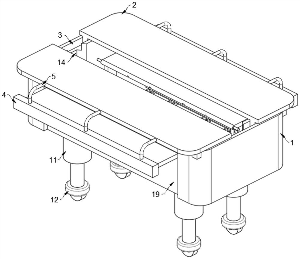 Gynecological instrument trolley