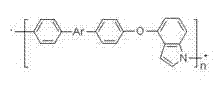 Preparation method of soluble heat-resistant polymer based on benzpyrole skeleton