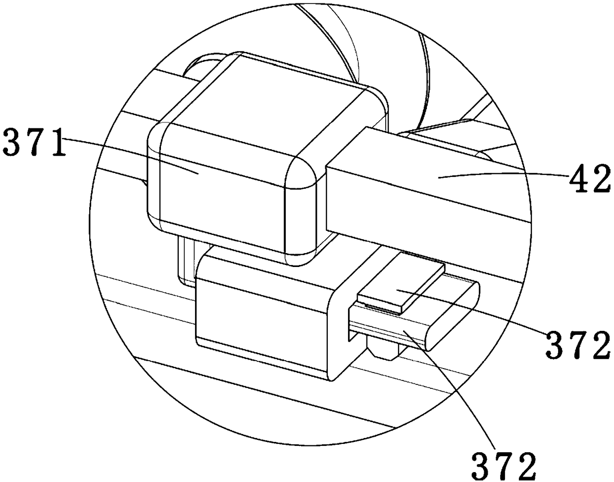 Detecting equipment for fan blades of wind turbine