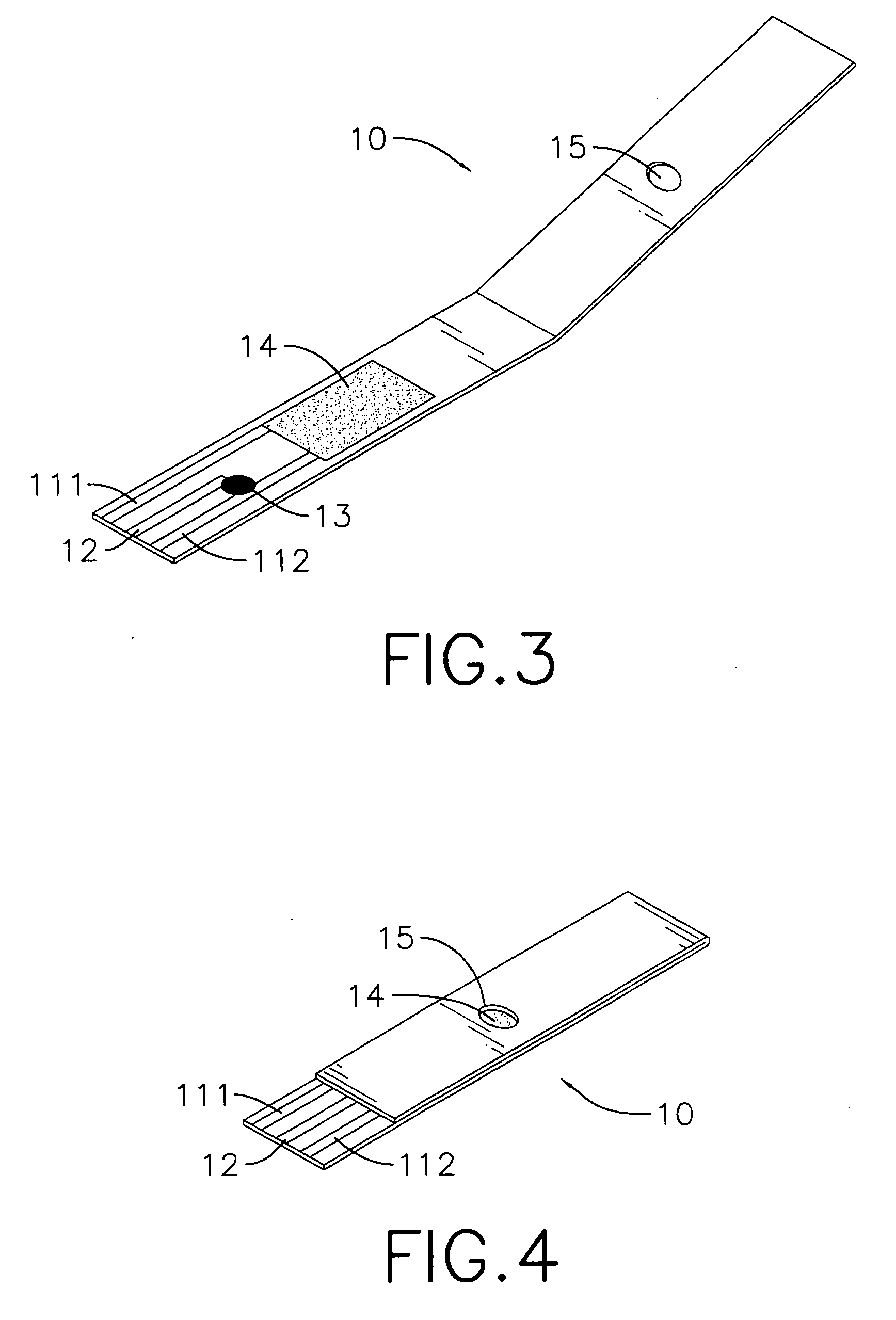 Blood test chip for blood substance measuring device