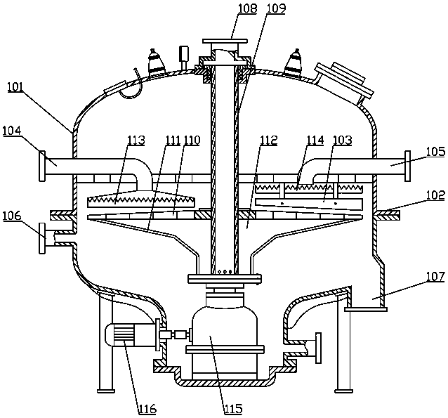 Continuous separating and drying system for wet-process production of insoluble sulfur