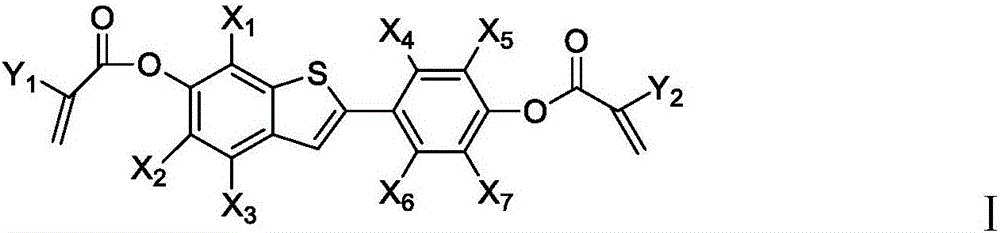 Polymerizable compound containing benzothiophene