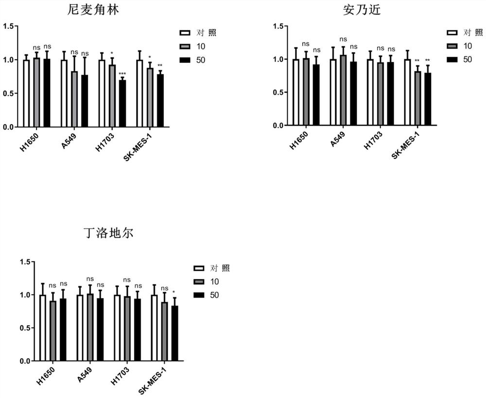 Application of nicergoline and derivative thereof in preparation of medicine for treating tumors