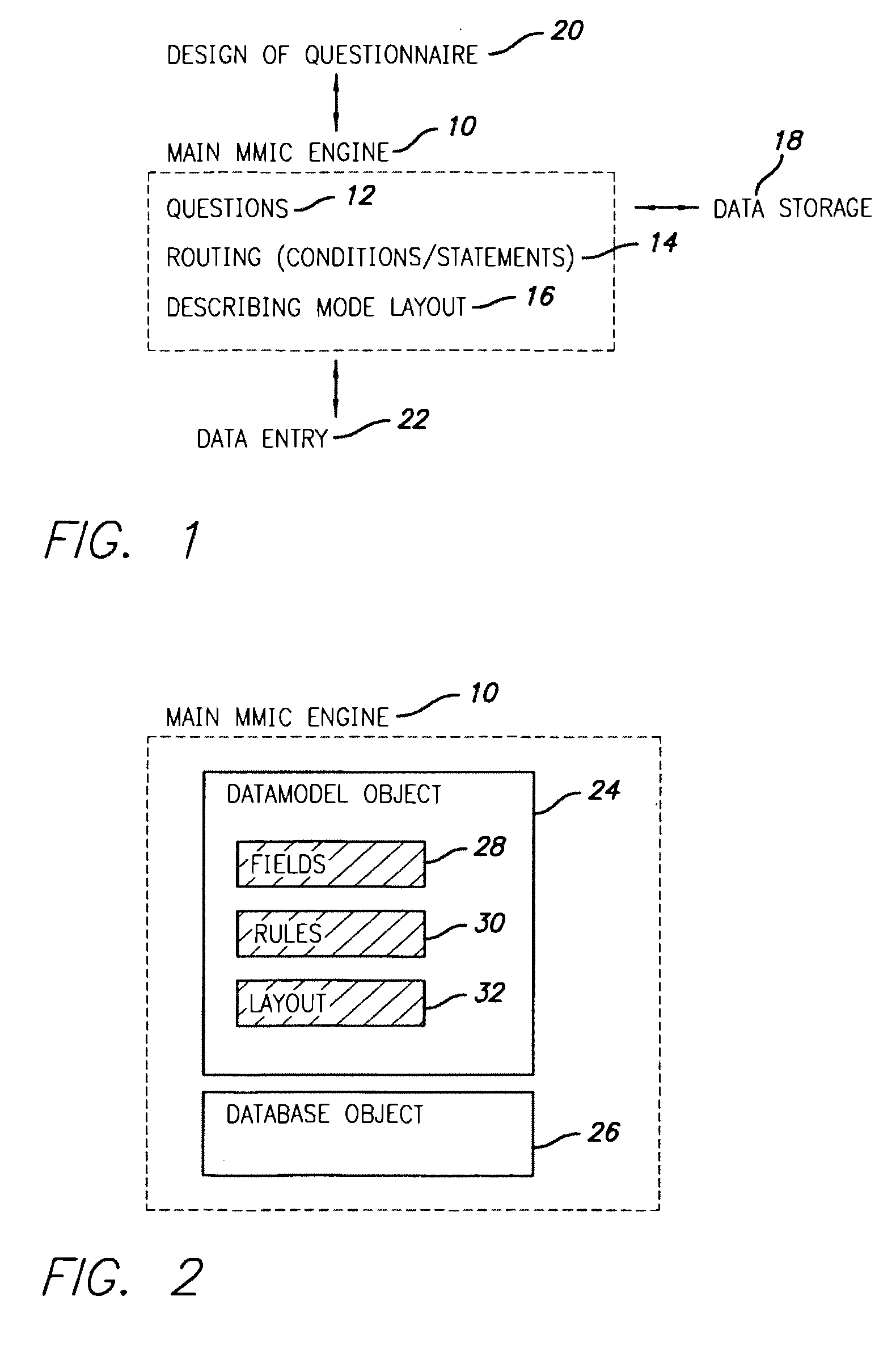 Computer assisted data collection for surveys and the like