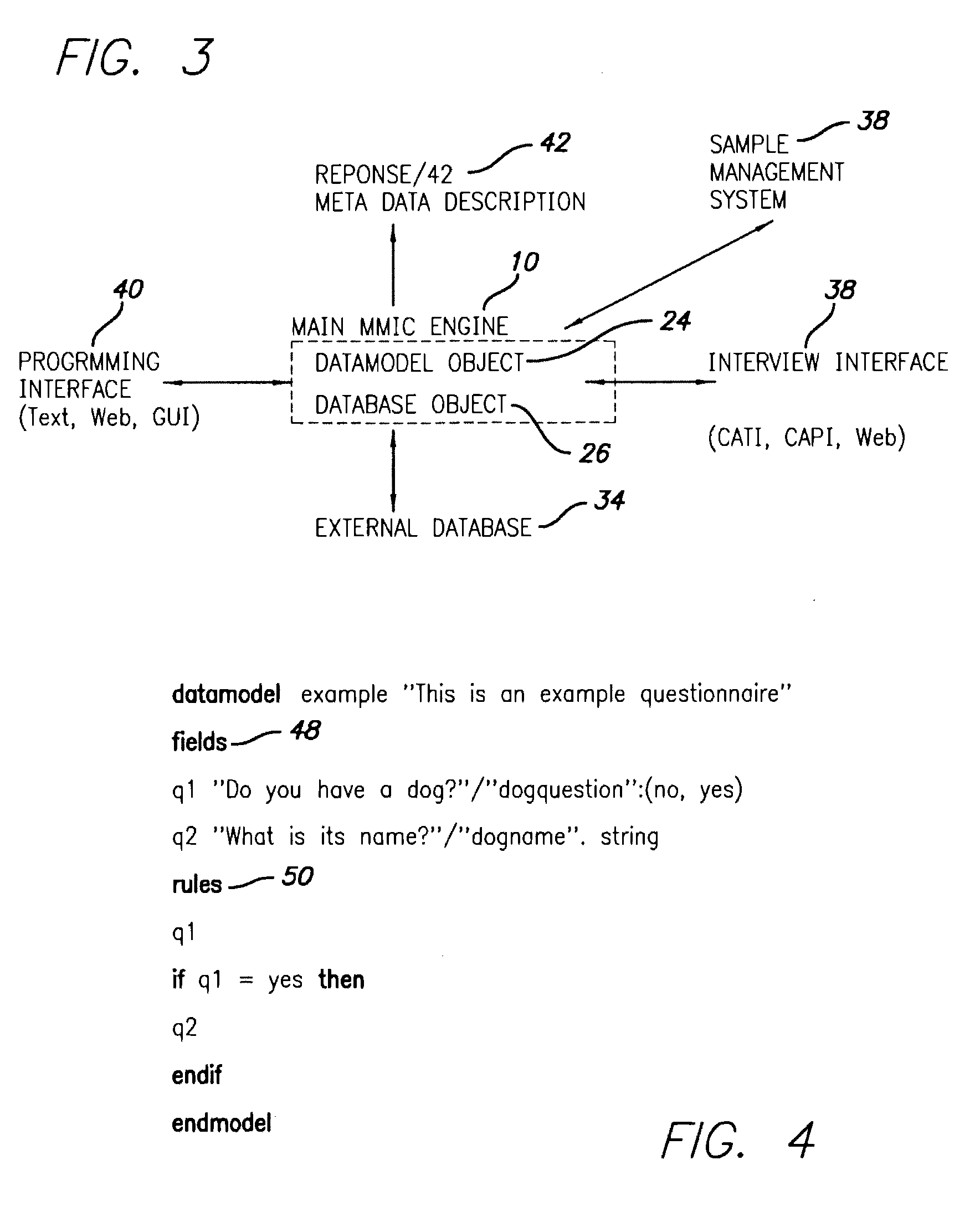 Computer assisted data collection for surveys and the like