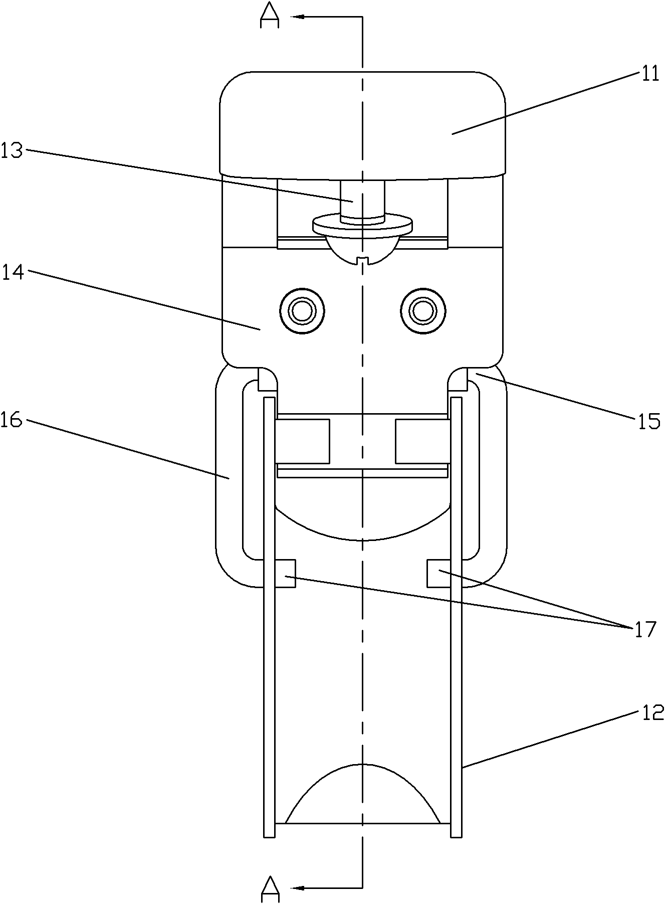 Hasp-type hinge structure and lamp