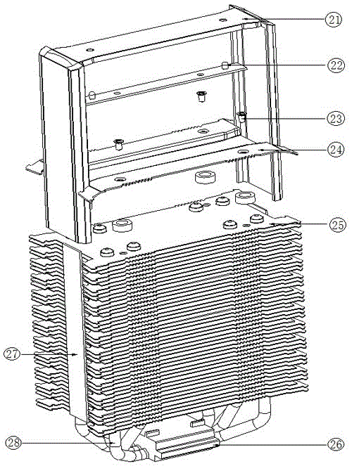 Cooling device with gesture sensing control function