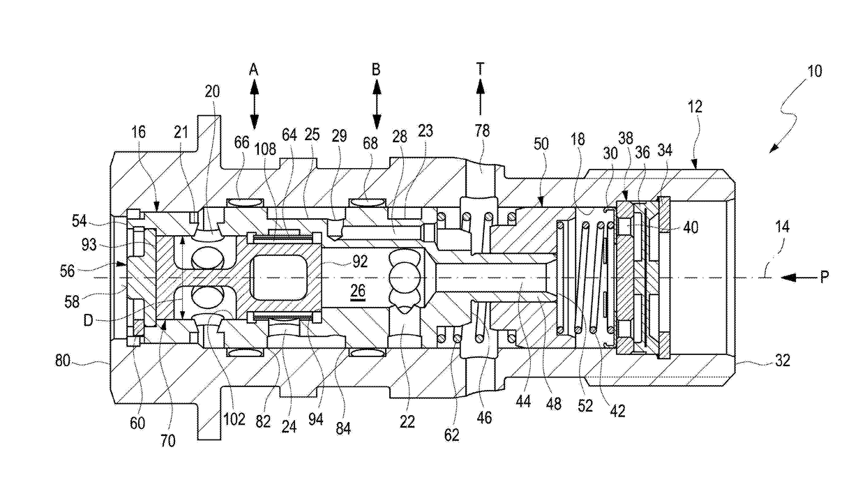 Hydraulic valve for a cam phaser