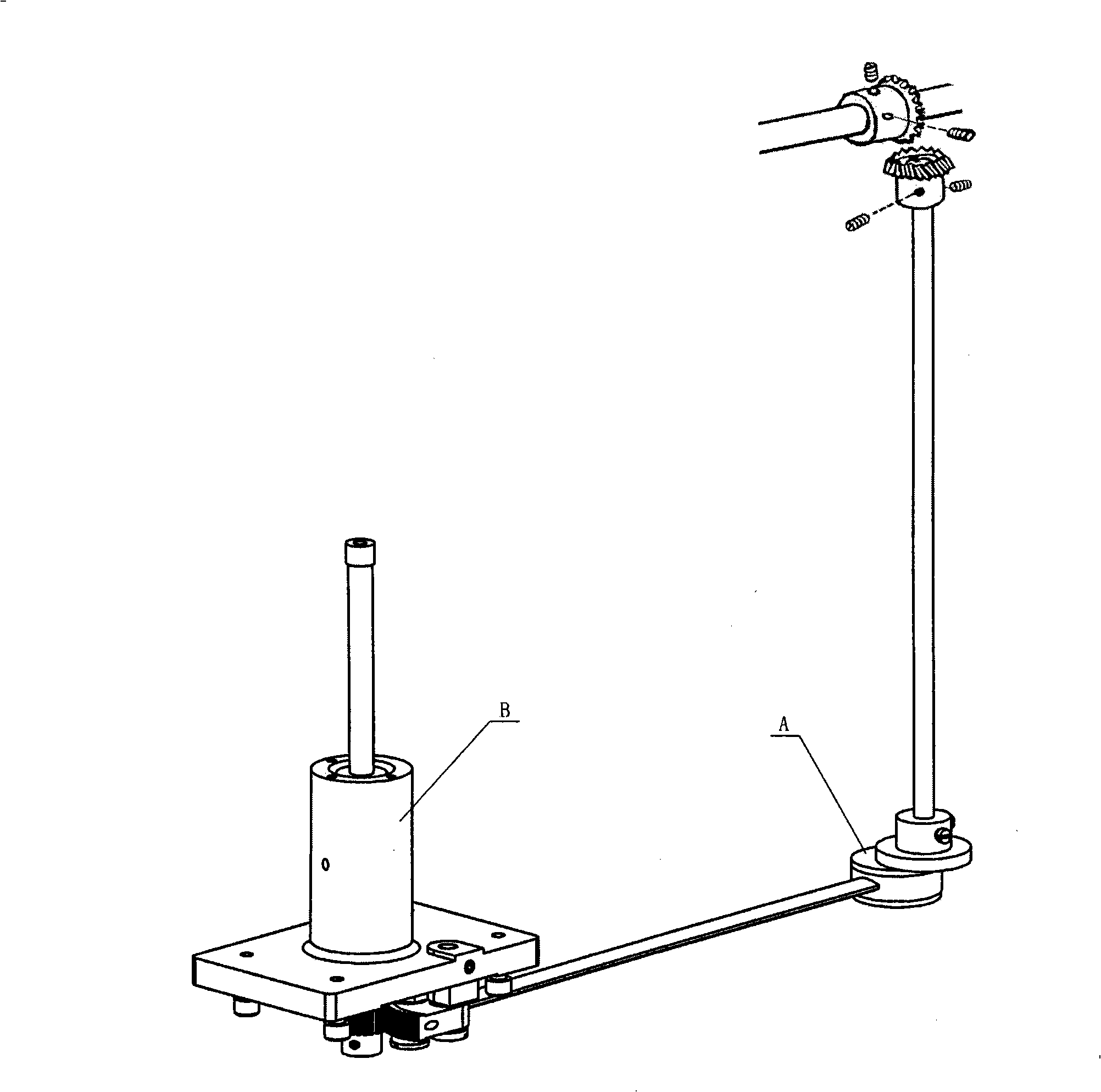 Needle bar and thread hooking assembly of sewing machine