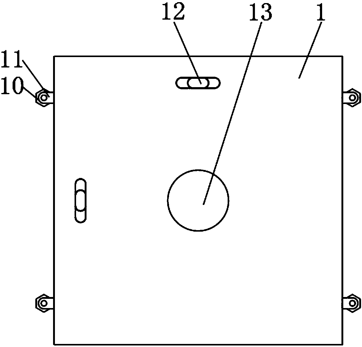 Mechanical part drilling device