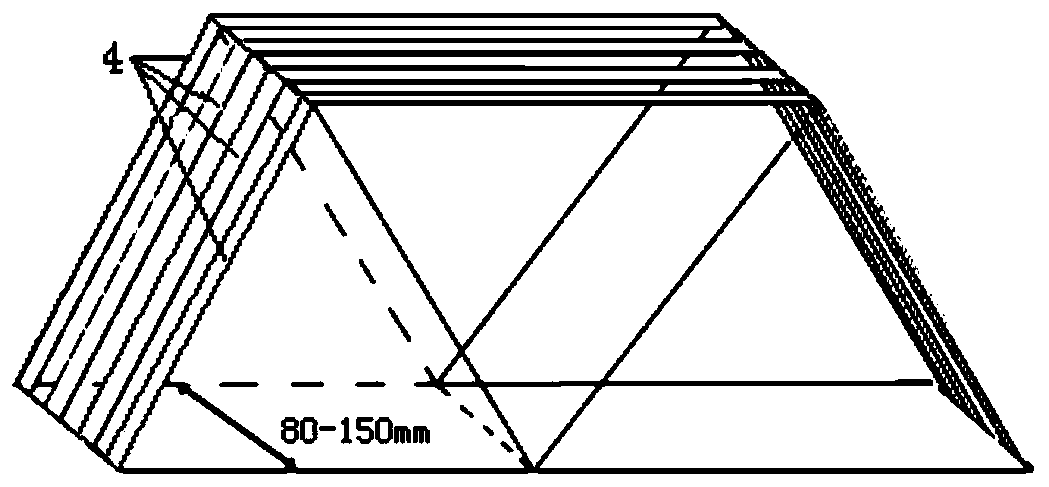 Straw type ecological slope protection structure and method