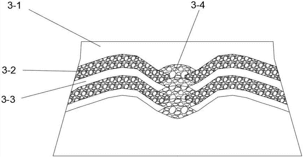 Grading and quality-dividing material distribution method in blast furnace