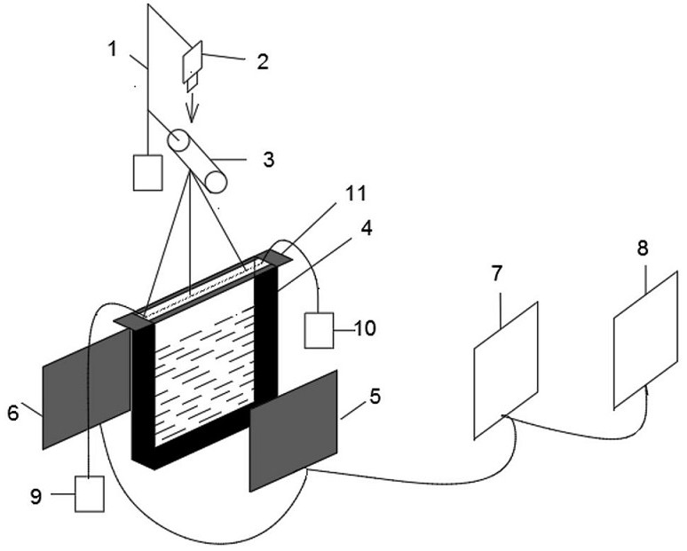 Device and method for detecting concentration of algae in water body through chlorophyll fluorescence induced by near ultraviolet laser