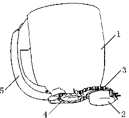 Dust collection barrel provided with speed-changing compressed structure