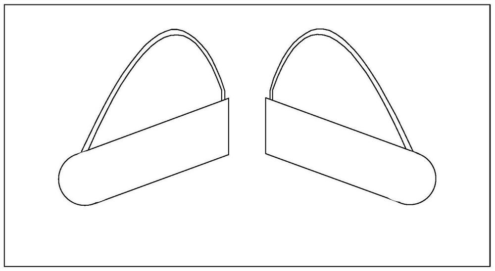 A silicone earphone and its supporting components