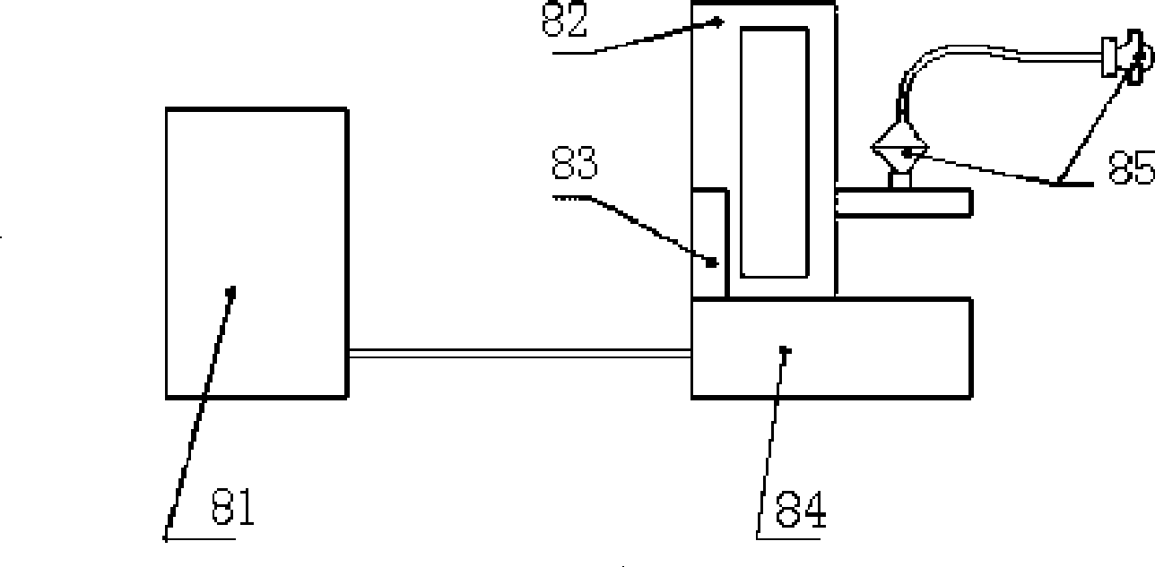 Wind tunnel test system of dust sensor