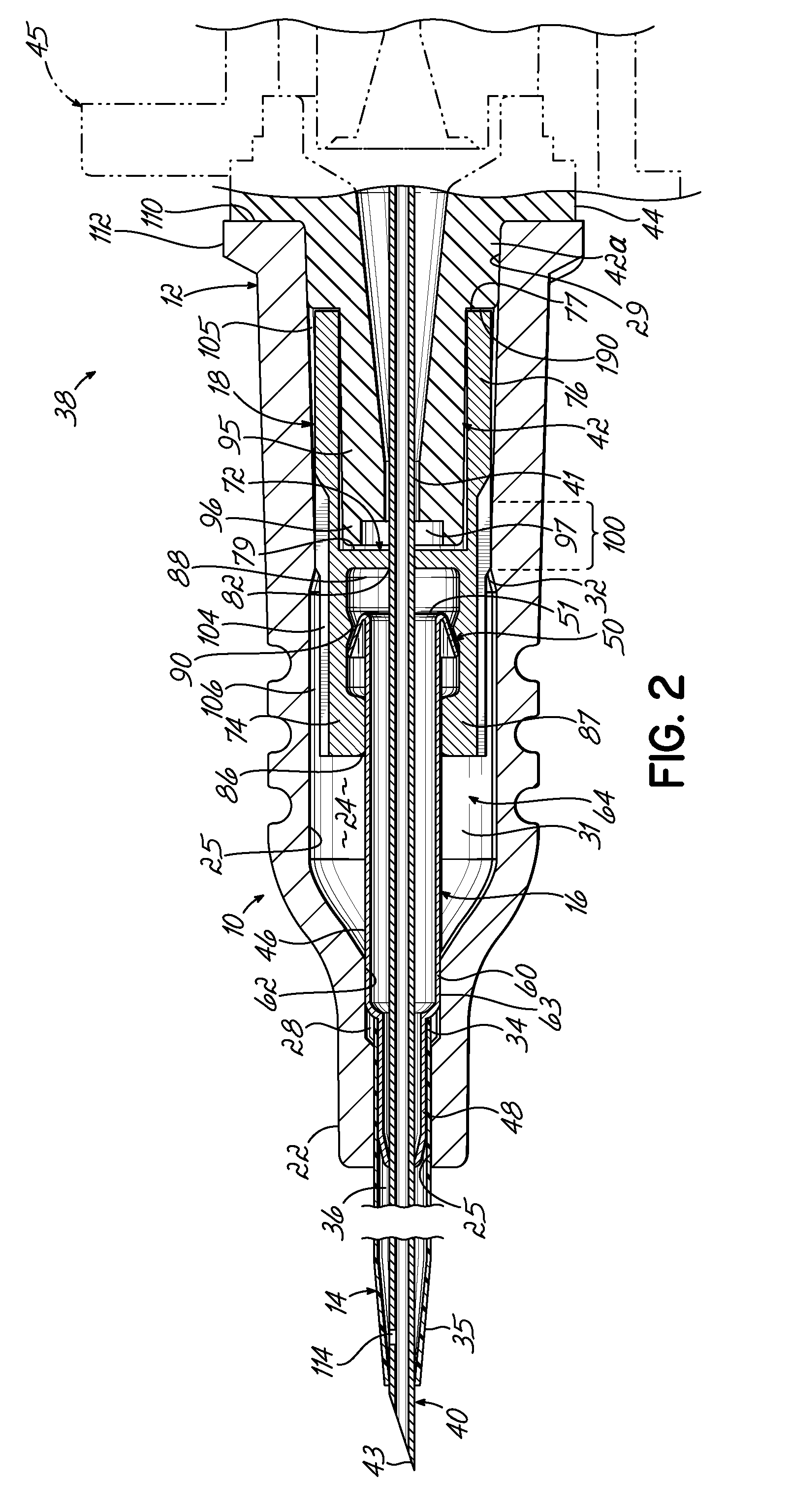 Catheter assembly with seal member