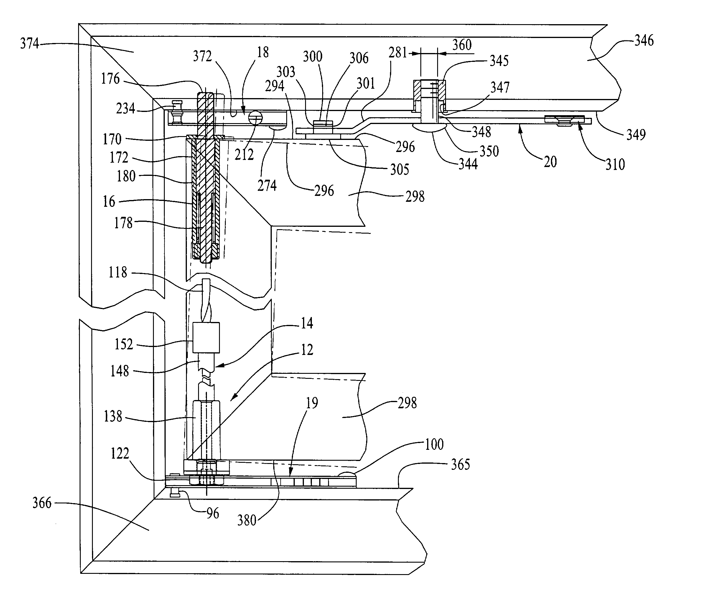 Apparatus for controlling various movements of a door