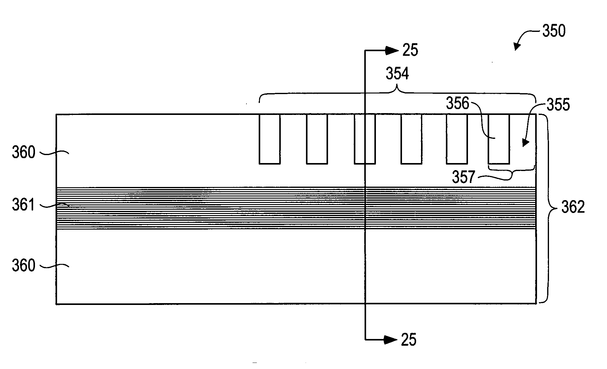 Quantum cascade laser with grating formed by a periodic variation in doping