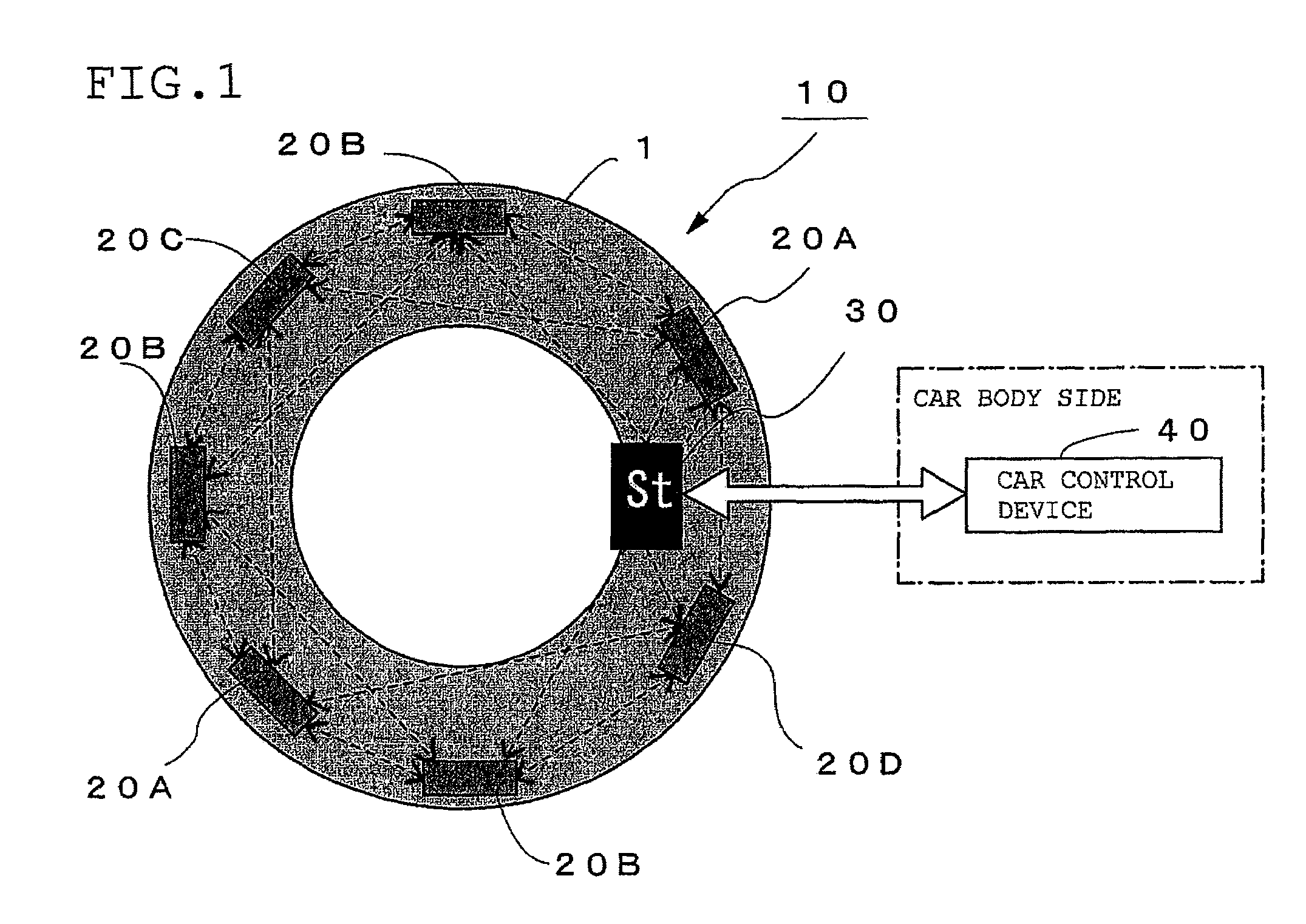 Tire sensor device and tire information transmission method