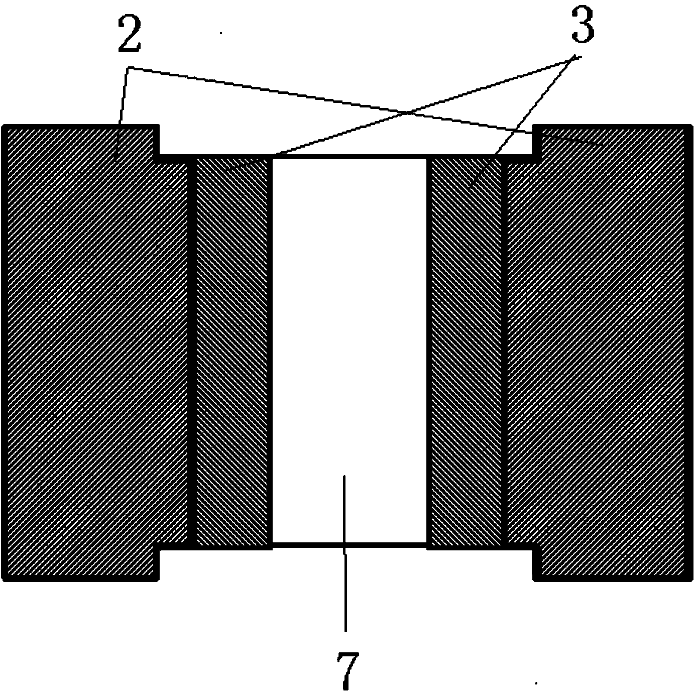 Grid-controlled vertical double-diffusion metal-oxide semiconductor field effect transistor