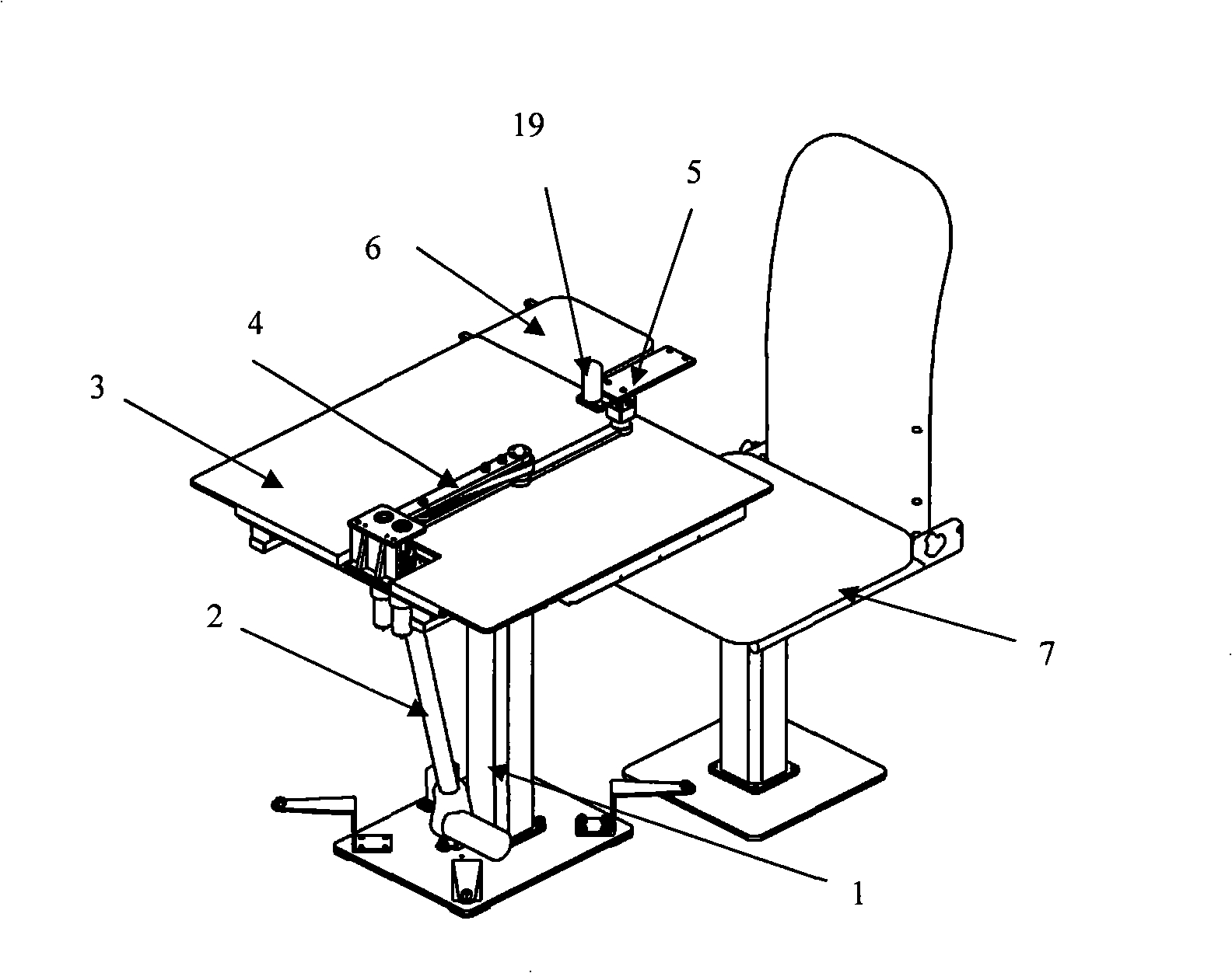 Upper limb hemiplegia rehabilitation robot device with adjustable training plan