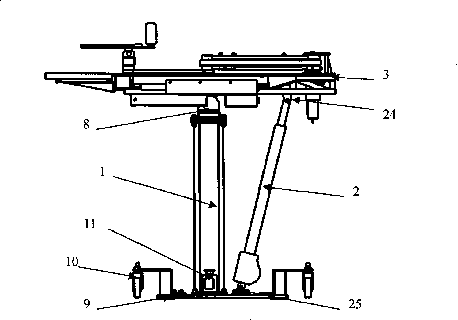 Upper limb hemiplegia rehabilitation robot device with adjustable training plan