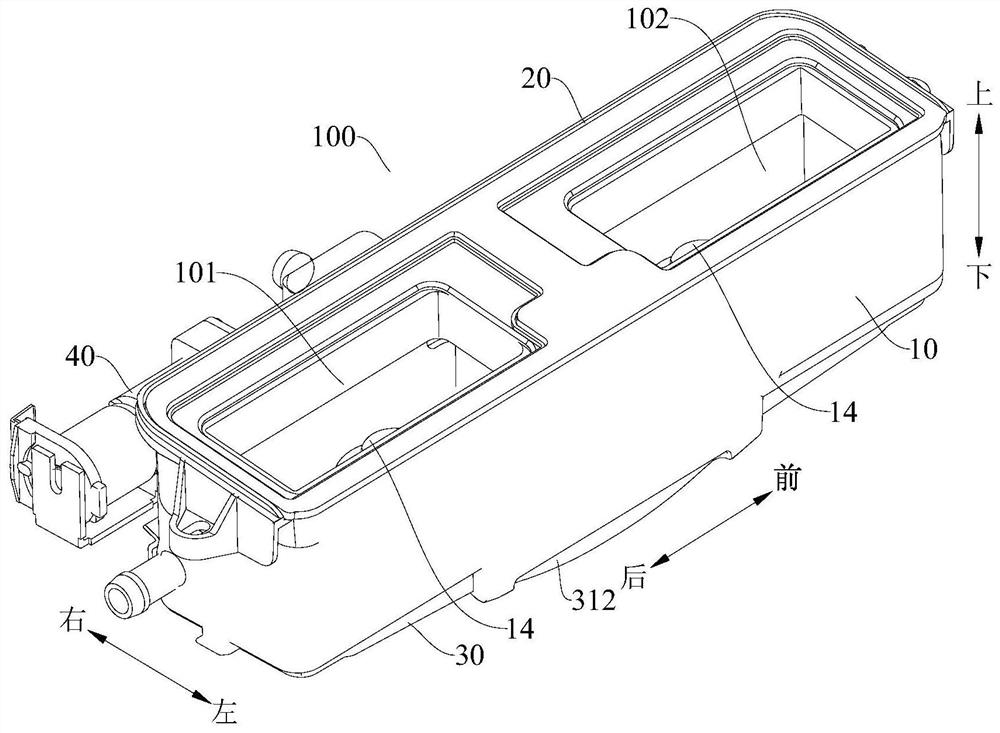 Dispensing device and laundry treatment device