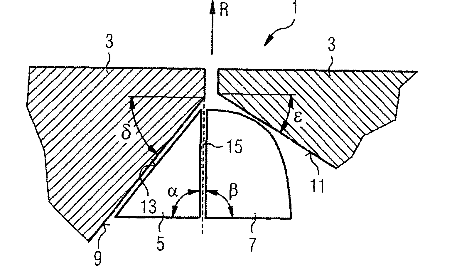 Blade arrangement