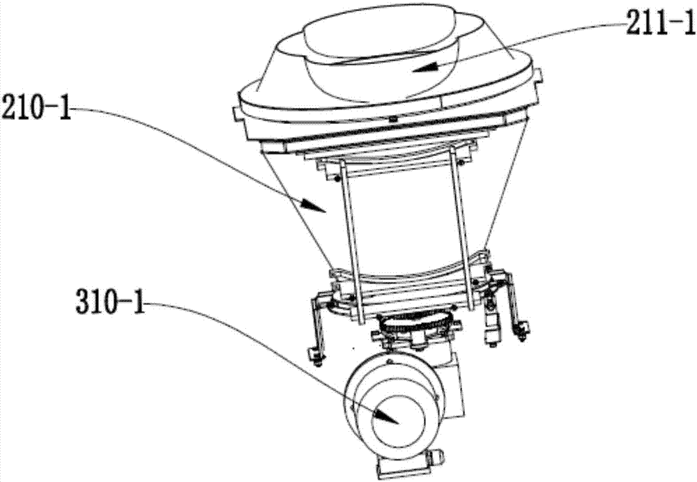 Food cooking device with feeding function