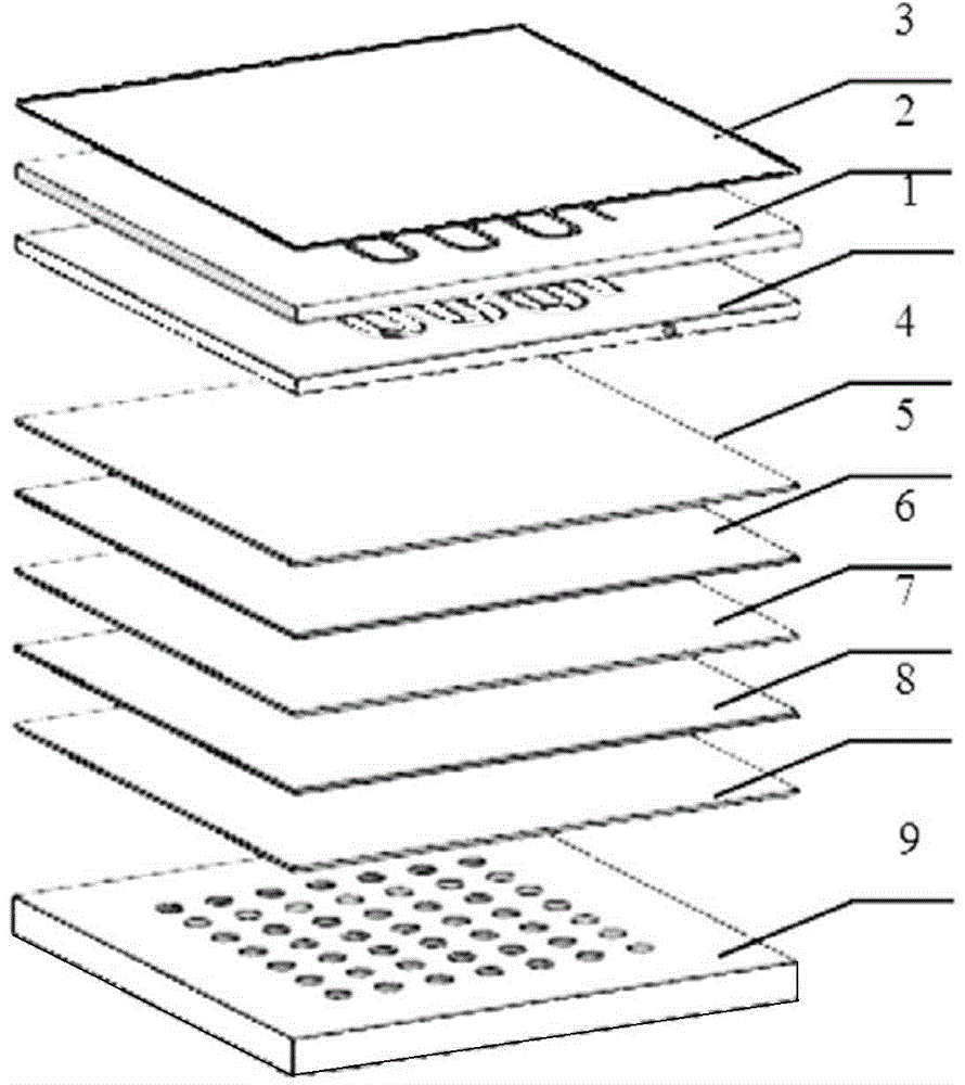 Fuel battery flow field plate