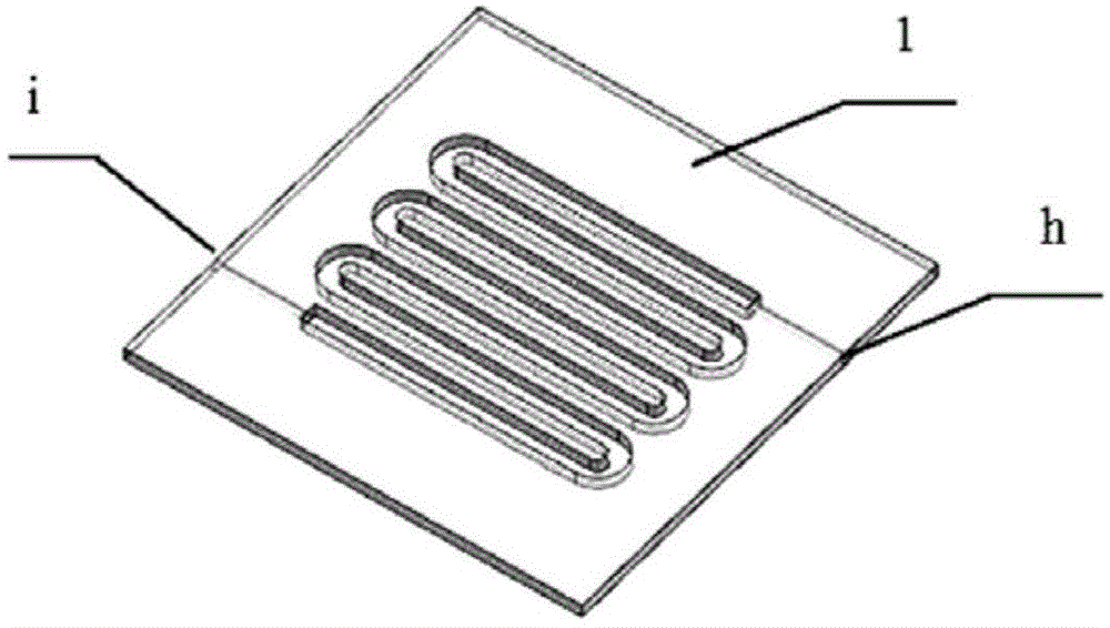 Fuel battery flow field plate