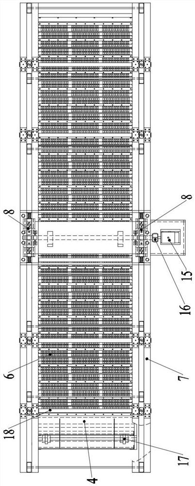 A high-efficiency double-layer multi-stage vibrating screen