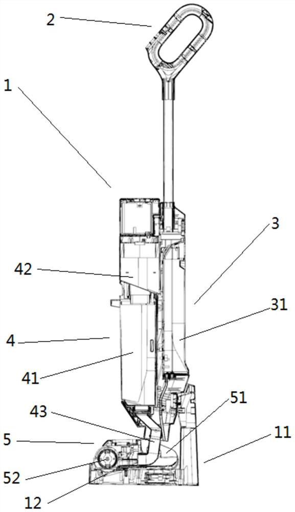 Cleaning device with water quality detection function and intelligent circulating self-cleaning method thereof