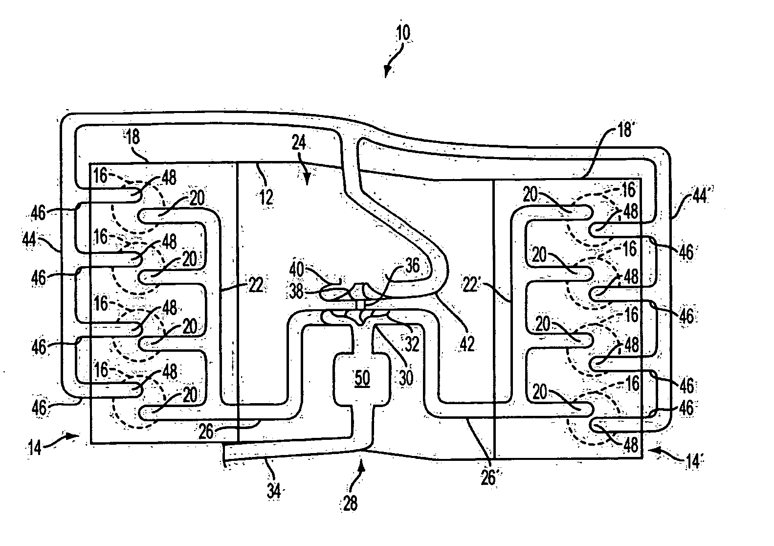 Integrated inboard exhaust manifolds for V-type engines