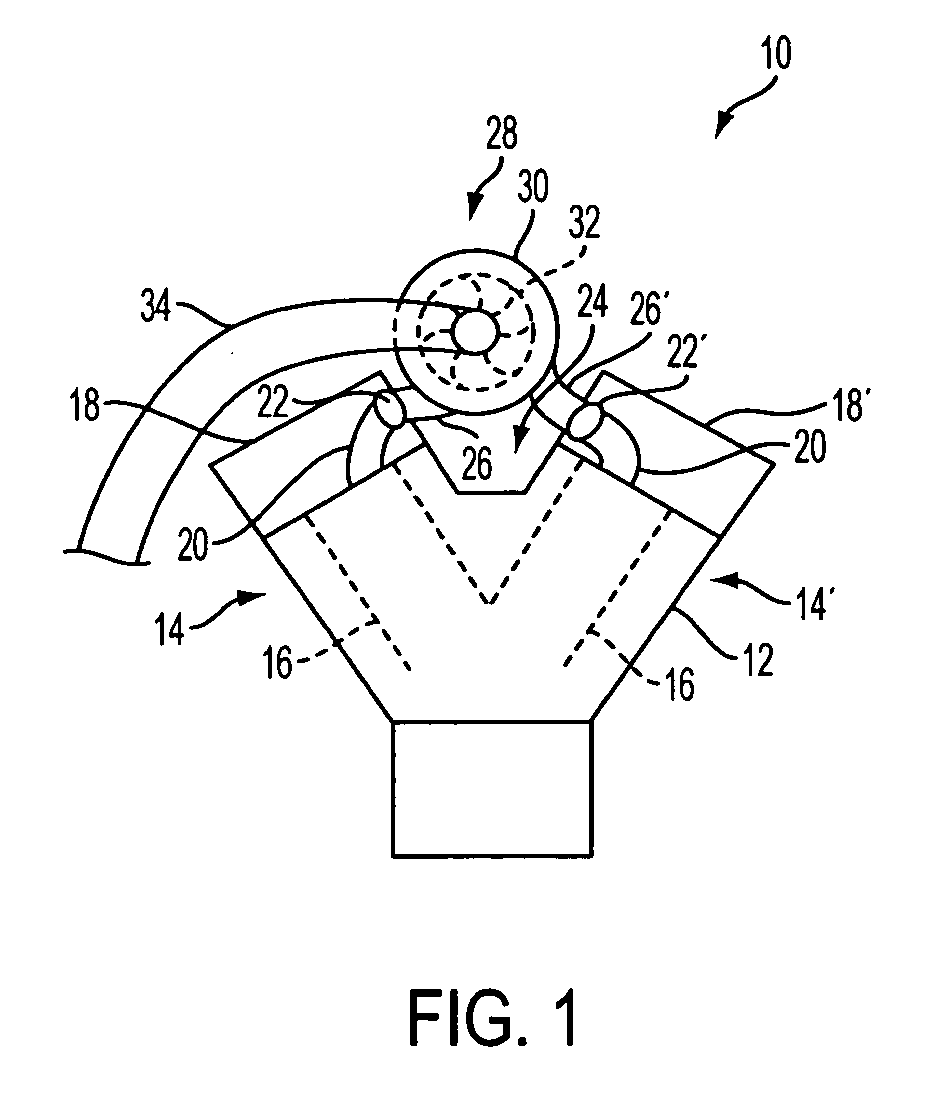 Integrated inboard exhaust manifolds for V-type engines