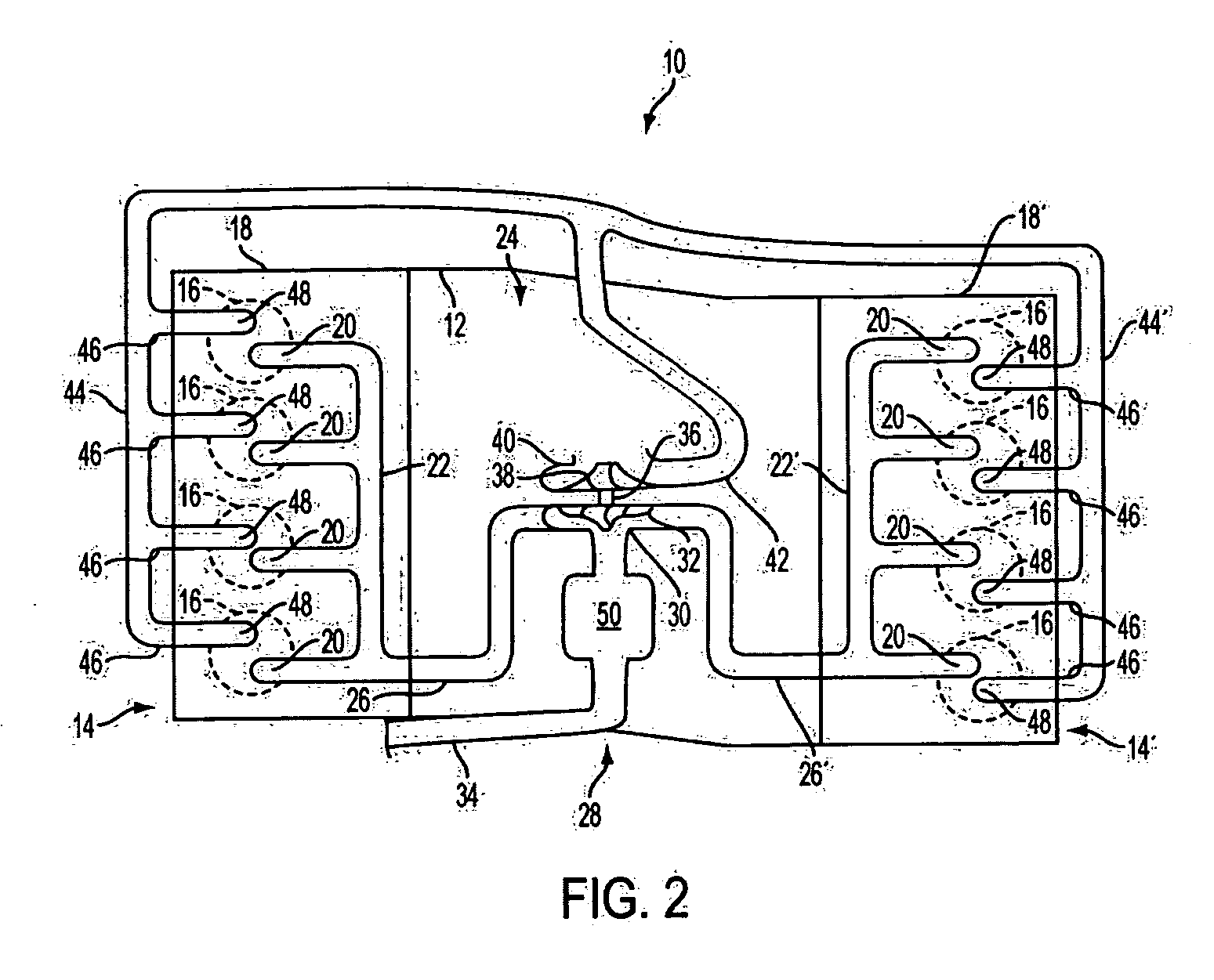 Integrated inboard exhaust manifolds for V-type engines