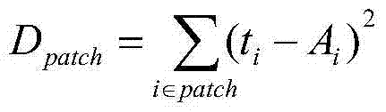 Image restoration method based on contour matching