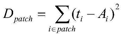 Image restoration method based on contour matching