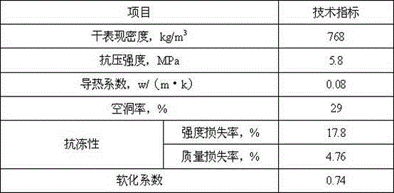 Novel cement foam material