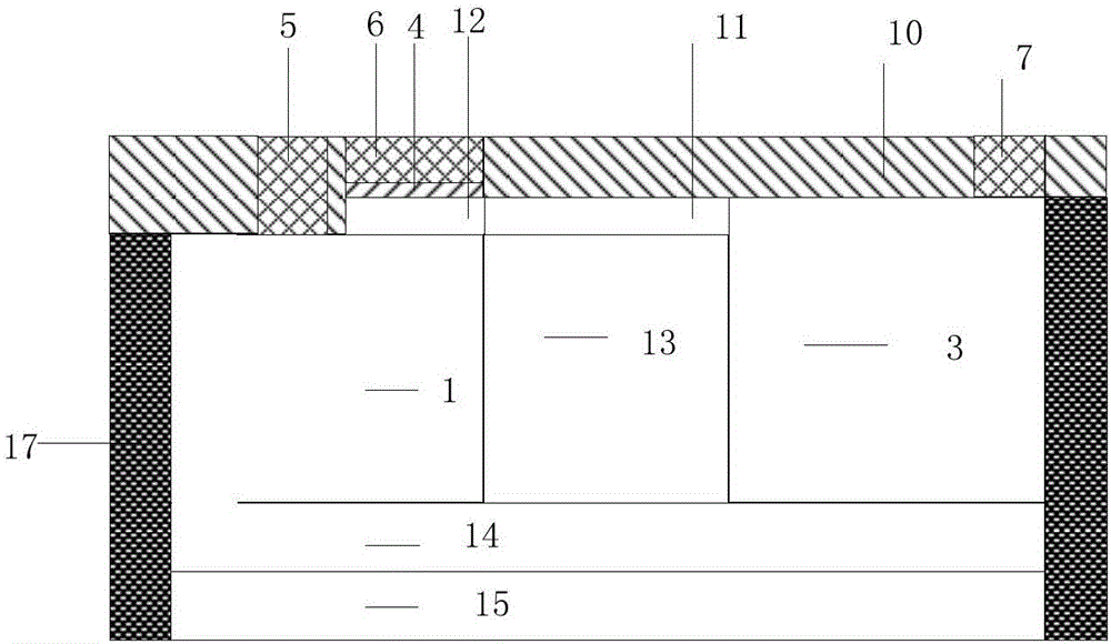 Tunneling field effect transistor capable of increasing current switching ratio