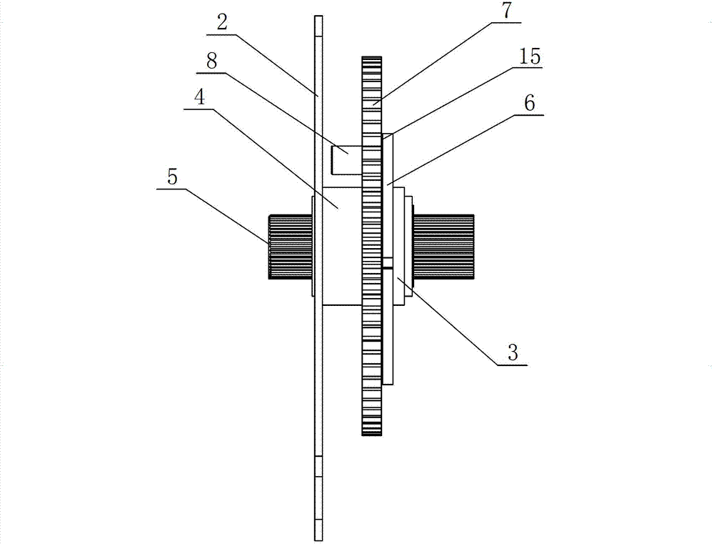 Clutch device of electric operating mechanism for switch